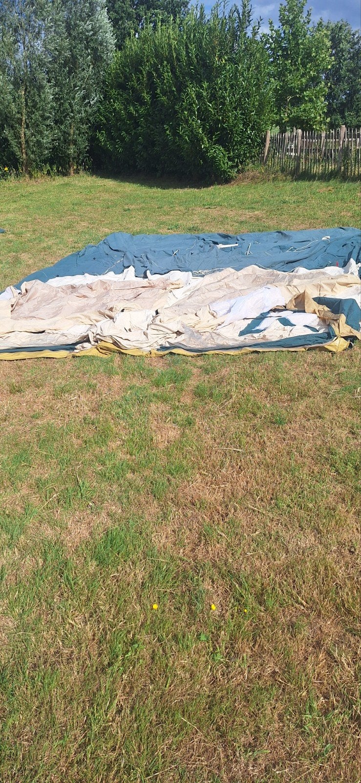 Mooie katoenen tent, gratis, Caravans en Kamperen, Tenten, Ophalen of Verzenden