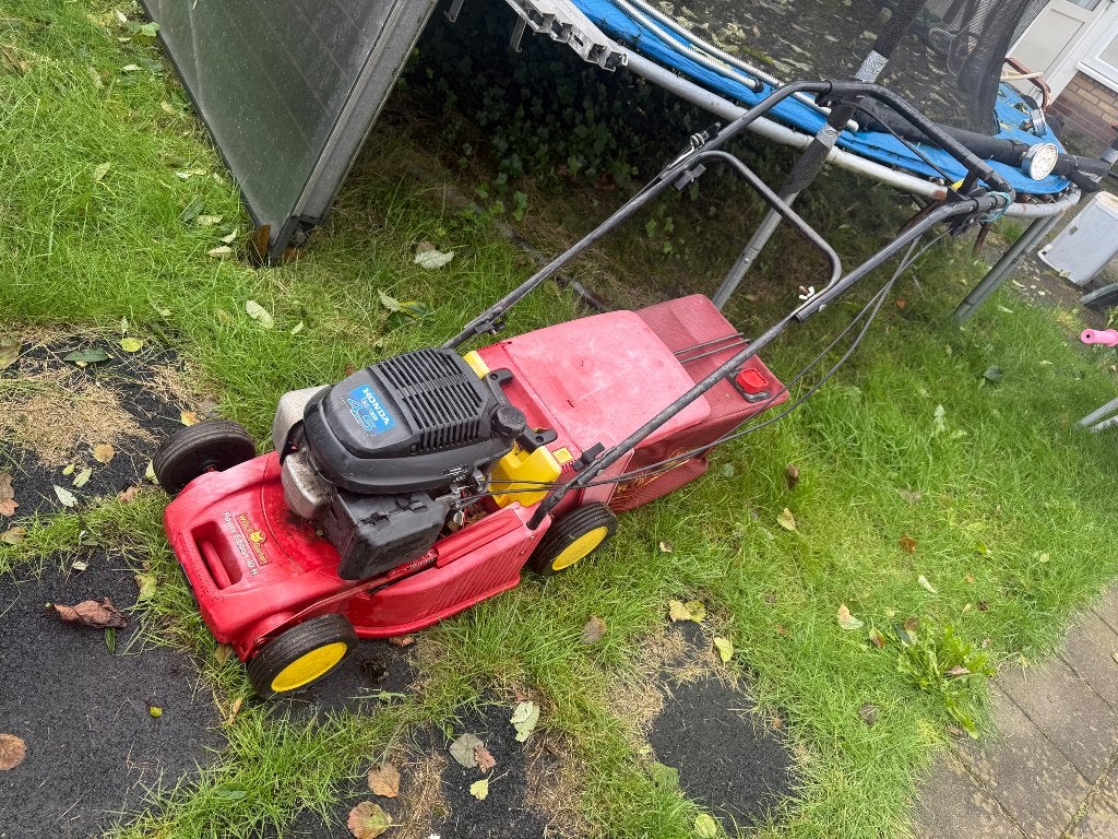 Grasmaaier met Honda motor 4.5 Pk, Tuin en Terras, Ophalen, Cirkelmaaier, Honda, Gebruikt