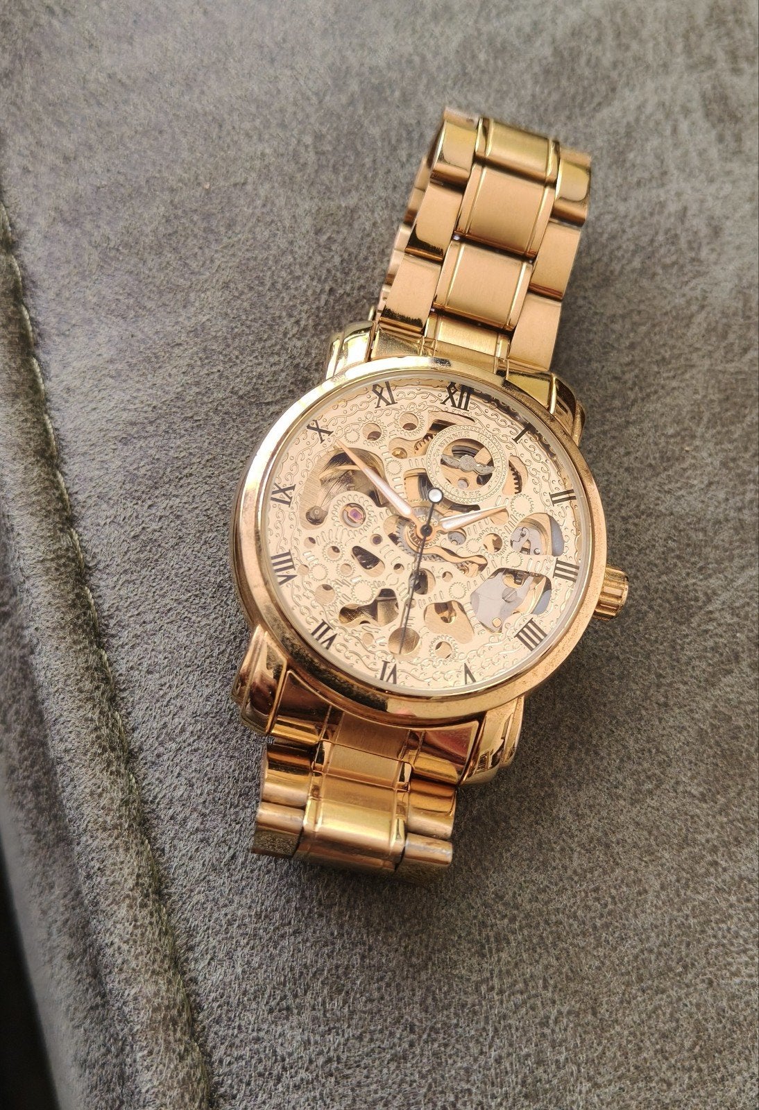 Horloge Automatisch dames of heren, Ophalen of Verzenden, Zo goed als nieuw, Staal, Overige merken