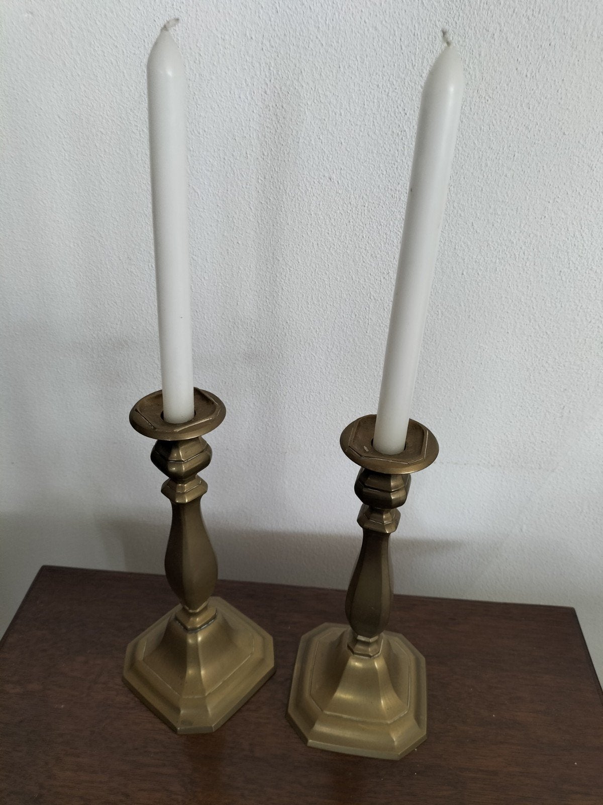 messing kandelaars, Antiek en Kunst, Ophalen, Koper of Brons
