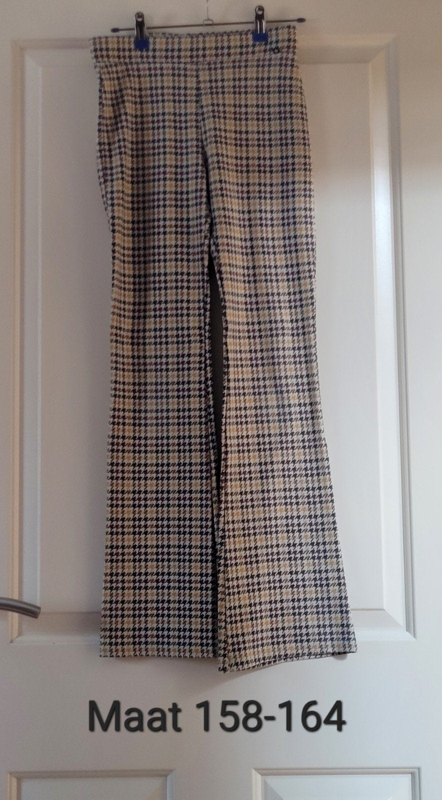 Flared geruite legging maat 158-164 van WE Fashion, Kinderen en Baby's, Kinderkleding | Maat 158, Broek, Gebruikt, Meisje, Ophalen of Verzenden