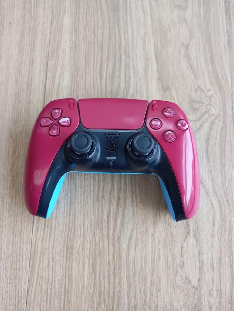 Sony PS5 DualSense Controller - Rood/Blauw, Spelcomputers en Games, Spelcomputers | Sony PlayStation 5, Ophalen of Verzenden, Zo goed als nieuw