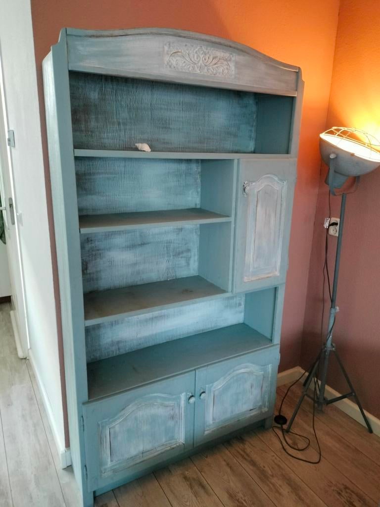 Boekenkast - Doe een leuk bod!, Ophalen, 50 tot 100 cm, Vintage / Landelijk, 150 tot 200 cm