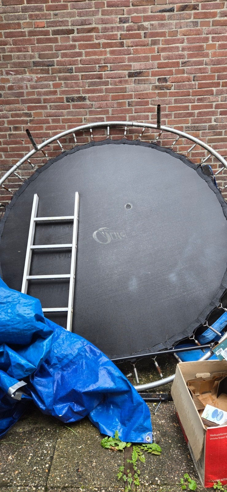 Trampoline, Ophalen, Gebruikt