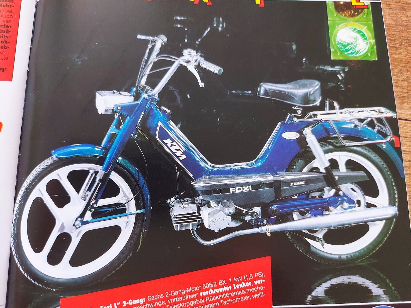 KTM bromfiets folder Duitstalig o.a. Pony - Foxi, Fietsen en Brommers, Handleidingen en Instructieboekjes, Ophalen of Verzenden