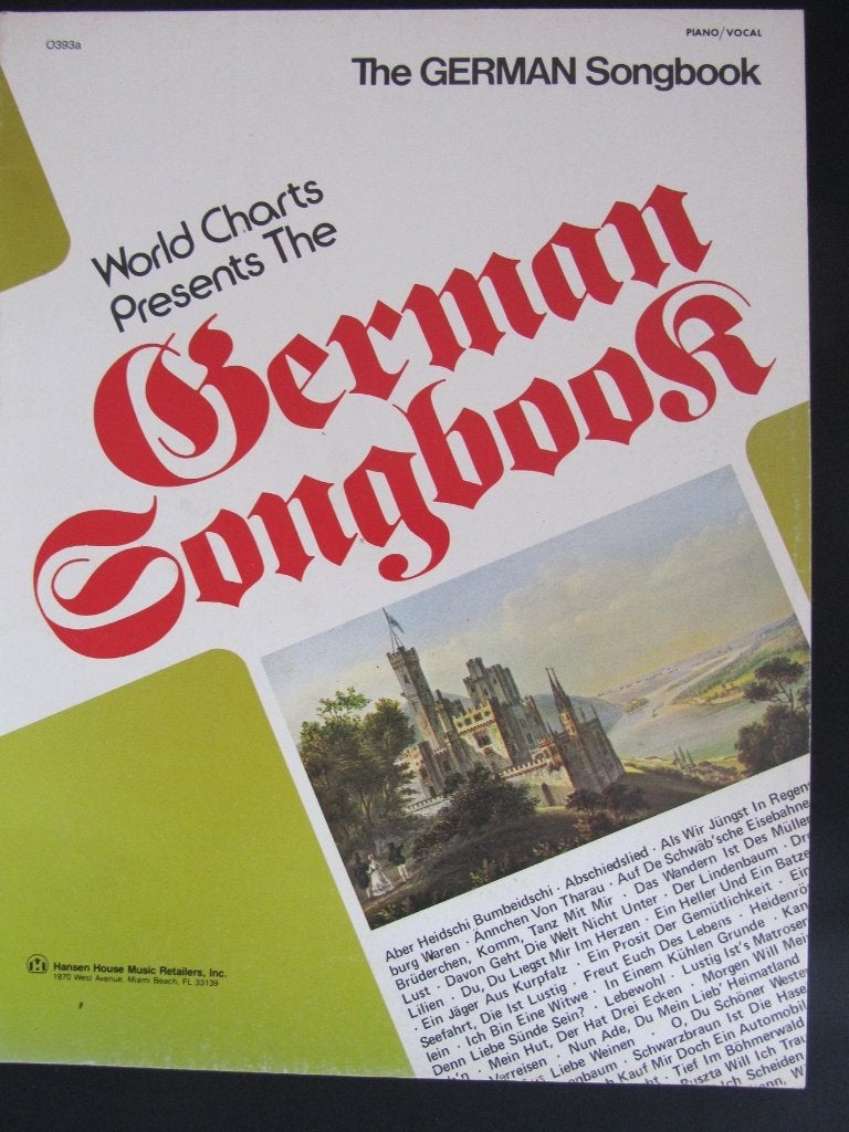 THE GERMAN SONGBOOK **Oude Bladmuziek**, Ophalen of Verzenden, Zo goed als nieuw, Artiest of Componist, Overige genres