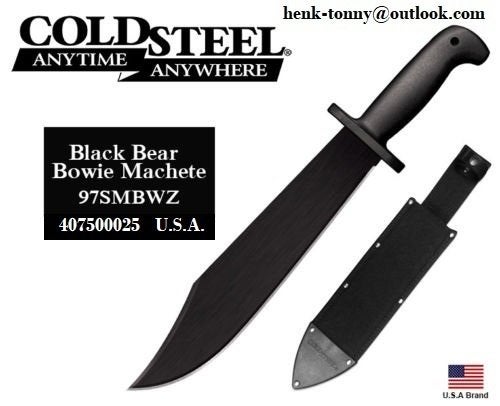T.k.a. Cold Steel Black Bear Bowie., Verzamelen, Militaria | Algemeen, Ophalen of Verzenden, Overige soorten, Amerika, Mes of Dolk