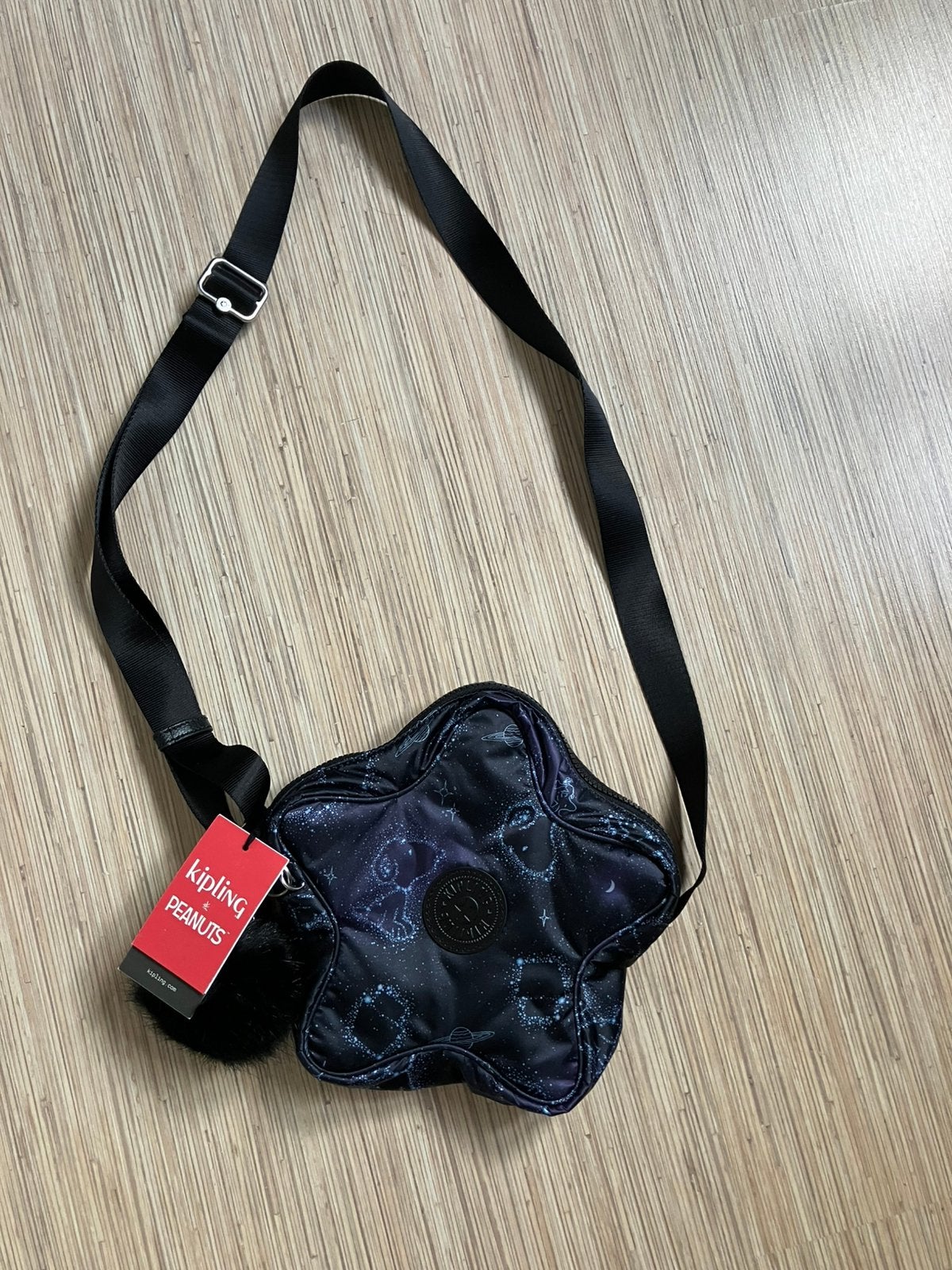 Kipling Peanuts Snoopy weightless star ster schoudertas, Ophalen of Verzenden, Nieuw, Blauw, Schoudertasje