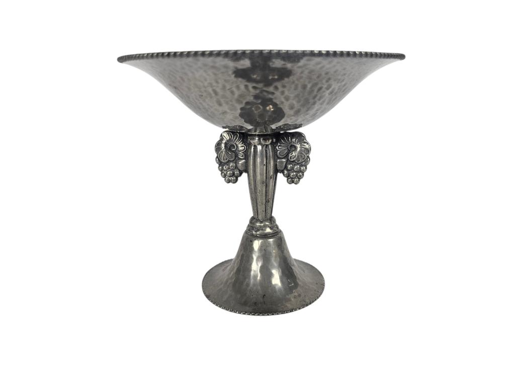 Georg Nilsson voor Gero - gehamerde tinnen ´tazza´ -  1930's, Antiek en Kunst, Ophalen of Verzenden