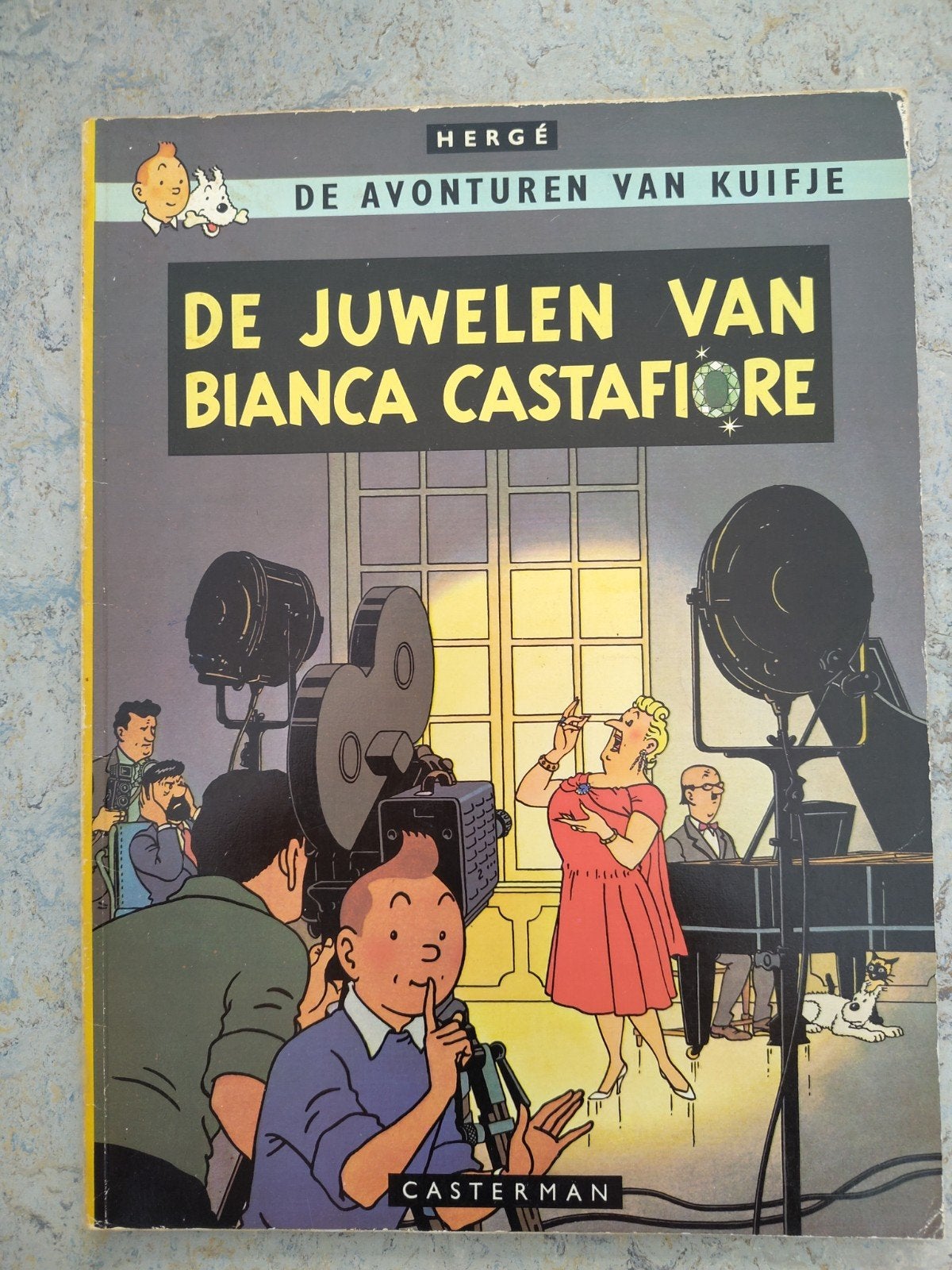 Kuifje: De Juwelen van Bianca Castafiore (Casterman 1963), Boeken, Stripboeken, Eén stripboek, Ophalen of Verzenden, Gelezen, Hergé