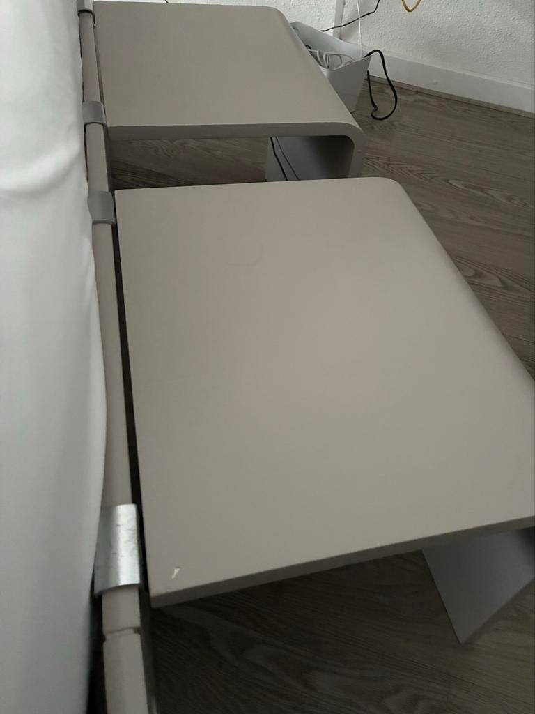Twee originele nachtkastjes Auping, Ophalen, Gebruikt, Minder dan 45 cm, Minder dan 55 cm