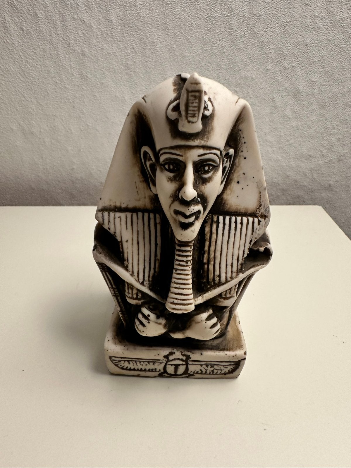 Egyptische Buste van Farao Toetanchamon - Steen, Buste, Ophalen of Verzenden, Handgemaakt, 20 - 50 cm