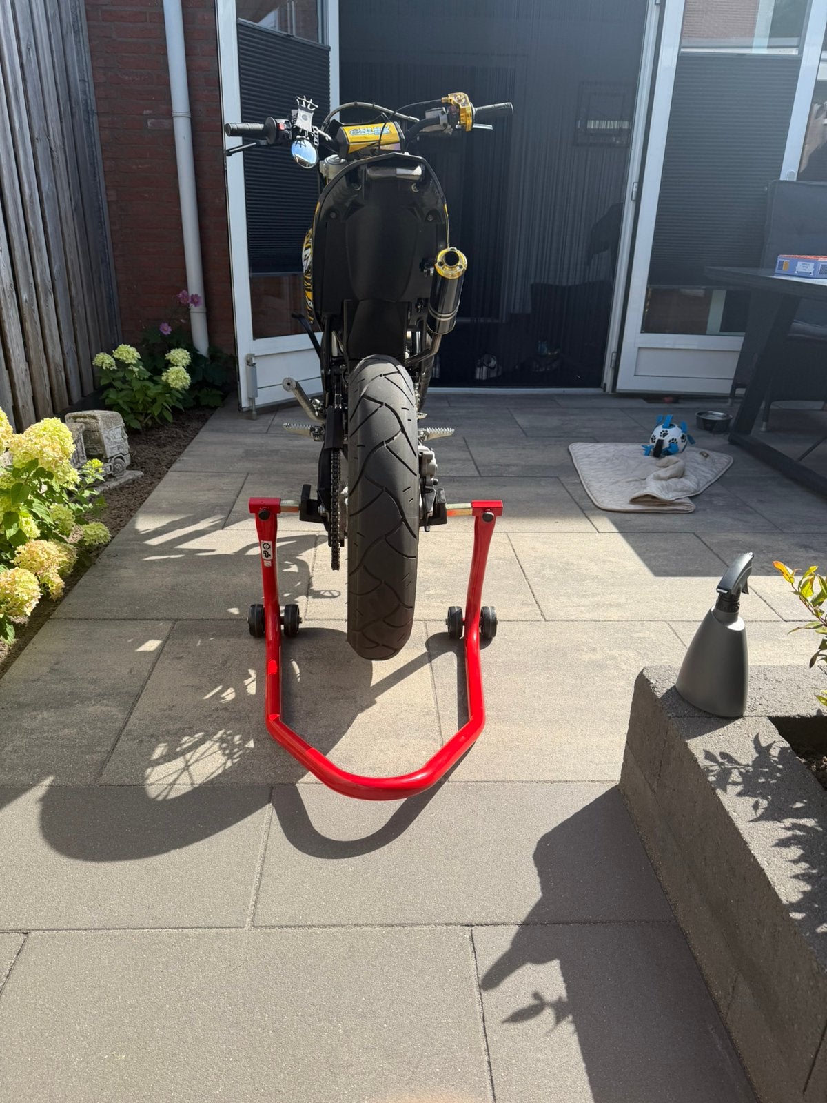 Paddockstand brommer/moter, Motoren, Ophalen, Zo goed als nieuw