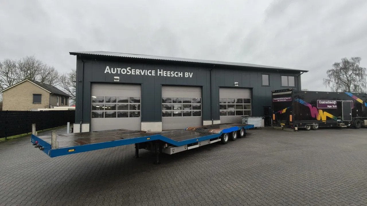 Jumbo D0 270 DE DIEPLADER - 2005 - STUURAS - LIFTAS - HYDRAU, Auto's, Vrachtwagens, Blauw, Overige brandstoffen, Bedrijf, Aanhangers en Opleggers