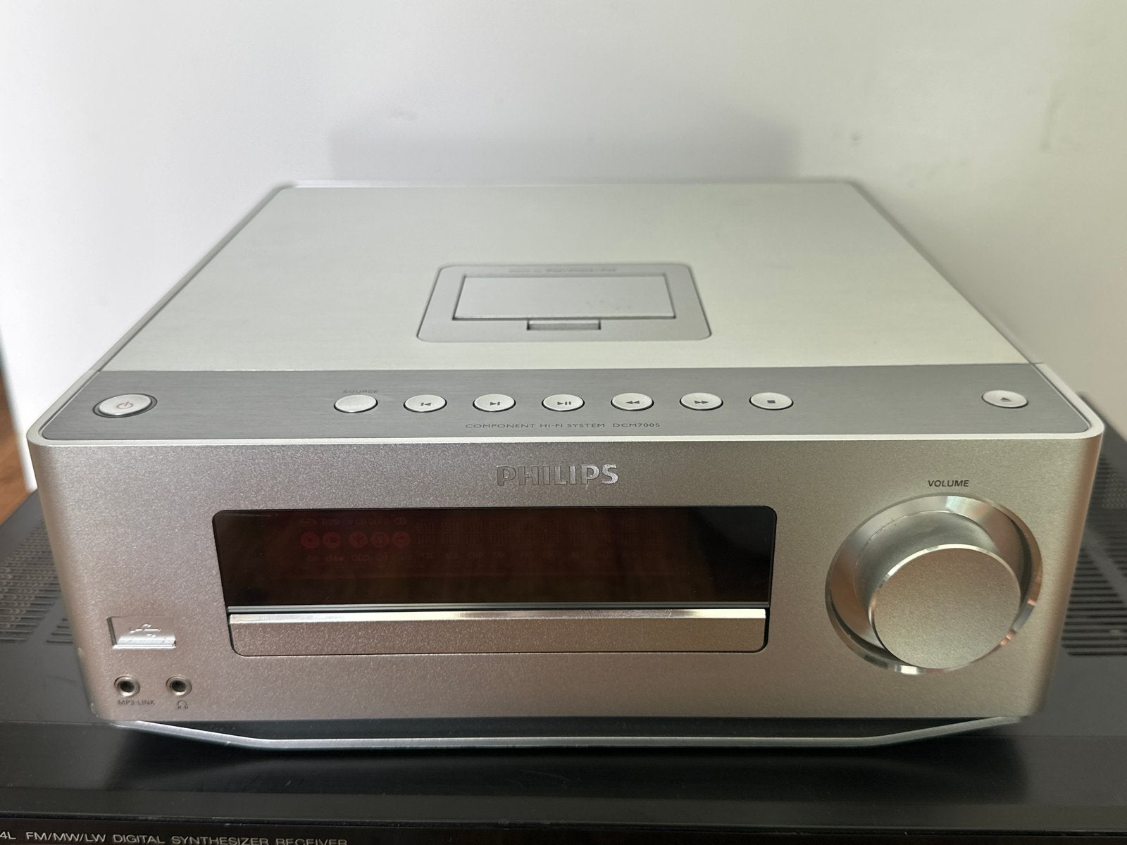 Philips DCM7005 versterker met CD-speler, Audio, Tv en Foto, Ophalen of Verzenden, Gebruikt, Cd-speler, Philips