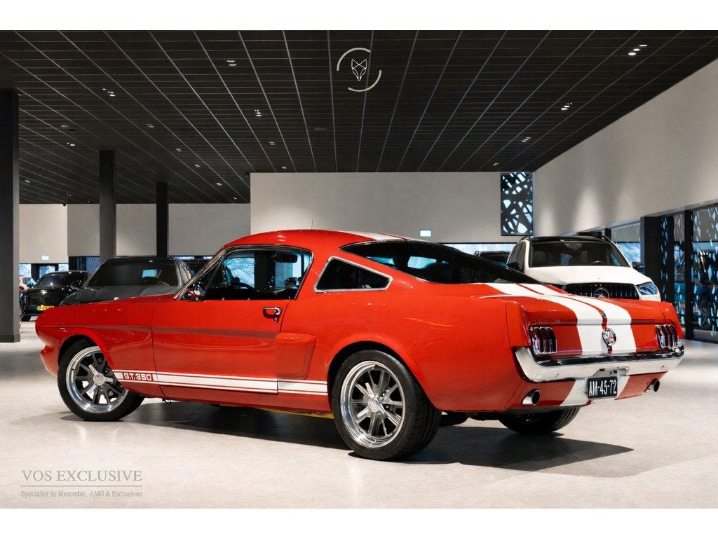 Ford 1965 Ford Mustang Shelby GT350 Frame-Off Restomod Tribu, Lederen bekleding, Zwart, 4 stoelen, Bedrijf
