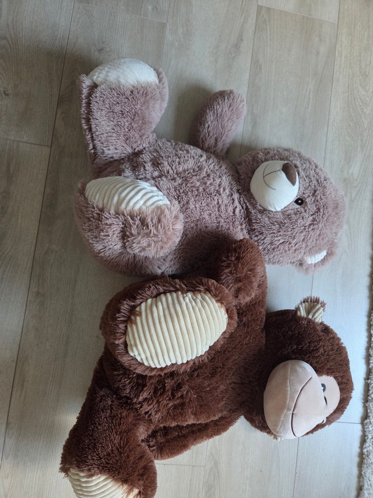 Grote knuffels: Beer en Aap, Beer, Ophalen of Verzenden, Zo goed als nieuw, Middelgroot (20 tot 80 cm)