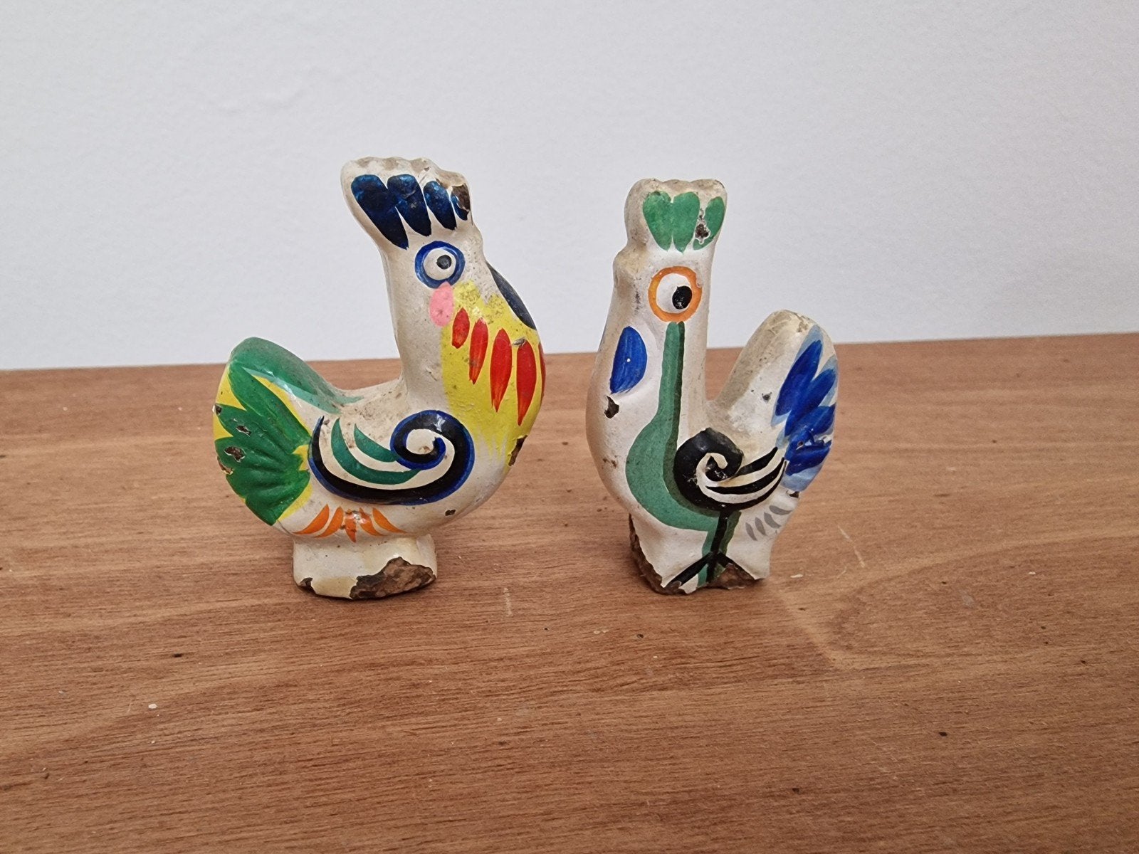 Vintage kippen beeldjes, Ophalen of Verzenden, Zo goed als nieuw, Dier