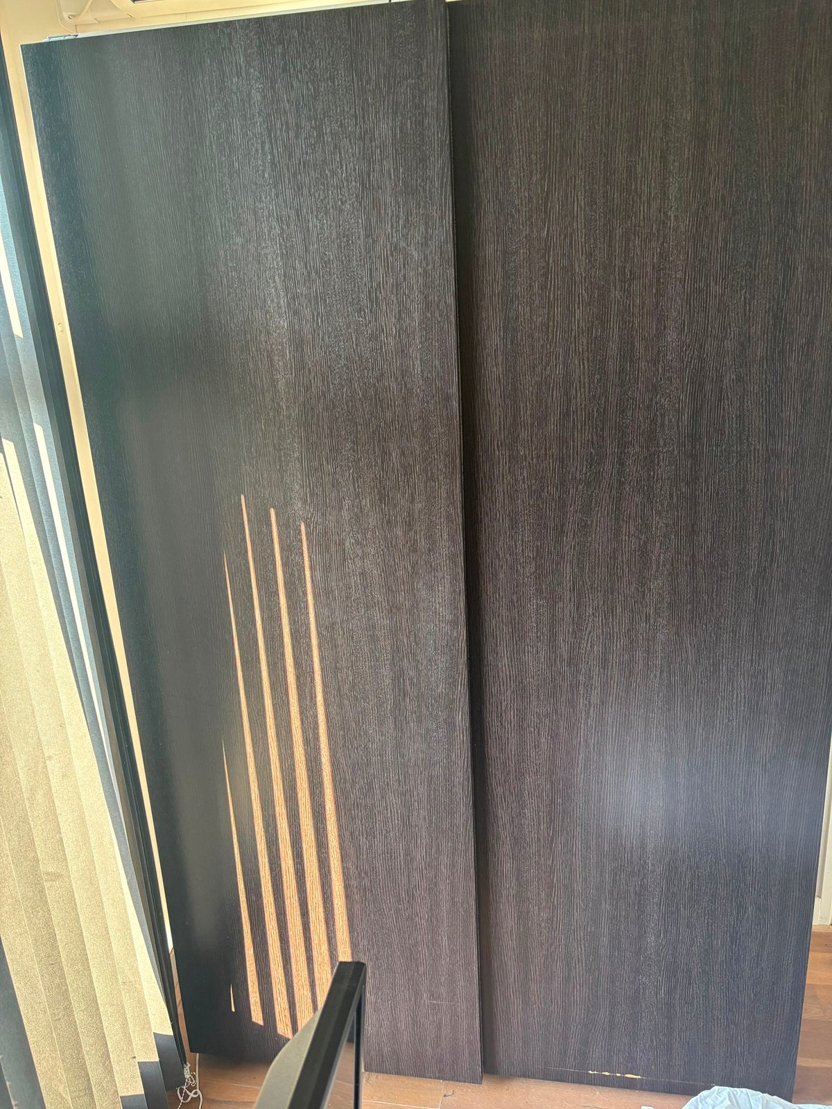 Hoge bruine pax kledingkast, Huis en Inrichting, Kasten | Kledingkasten, Ophalen, Gebruikt, 200 cm of meer, 150 tot 200 cm
