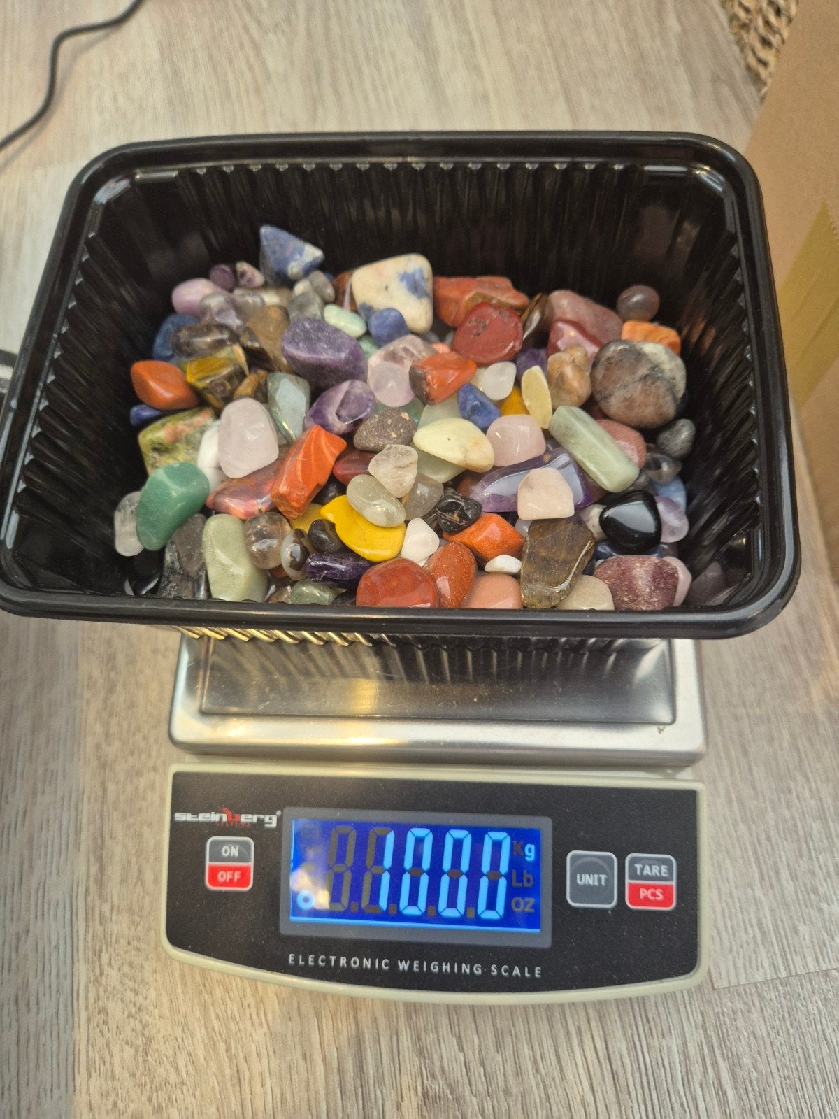 1 Kilo trommelstenen edelstenen, Ophalen of Verzenden