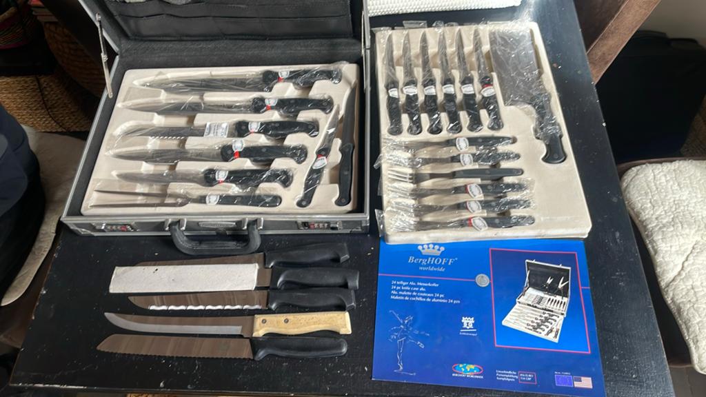 BergHOFF Bestekset in Koffer - 24-delig, Ophalen of Verzenden, Zo goed als nieuw, Rvs of Chroom, Bestekset