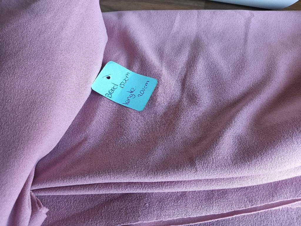Roze lap stof  stretch 150cm x 200 cm, Overige materialen, 120 cm of meer, Ophalen of Verzenden, Roze