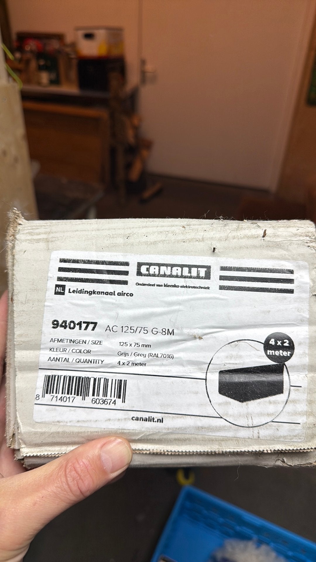 Airco warmtepomp goot zwart, Doe-het-zelf en Verbouw, Ophalen, Nieuw, 250 mm of meer