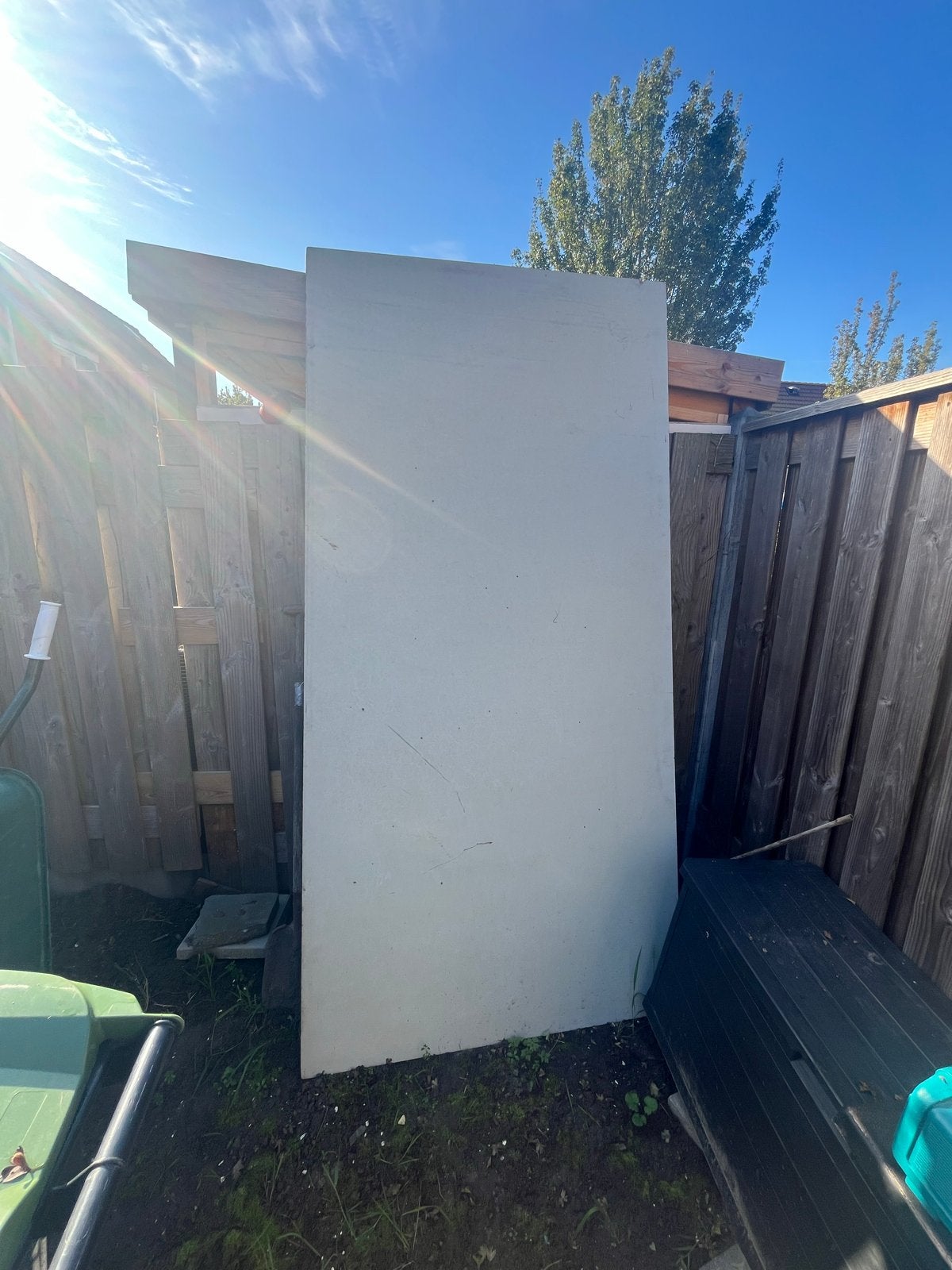 Trespa hpl plaat 122x250 cm, 10 mm dik, Ophalen of Verzenden, Gebruikt, HPL, Minder dan 20 mm