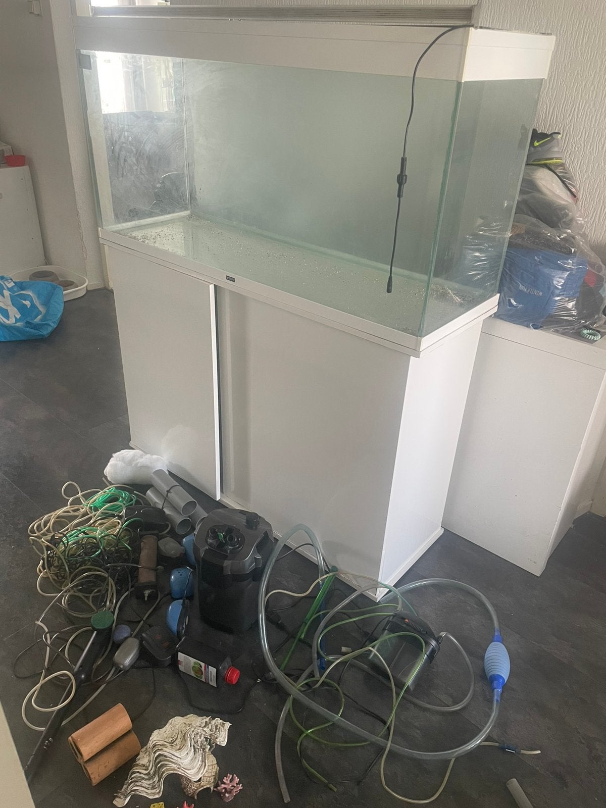 Aquarium MOET WEG! €100, Ophalen, Gebruikt, Leeg aquarium