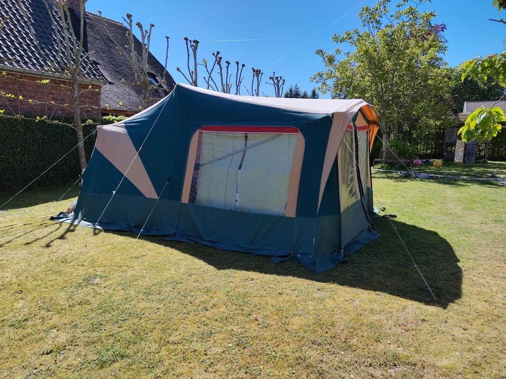 Te koop of te huur  vouwwagen Trigano Odyssee, Caravans en Kamperen, Ophalen, Trigano, Aanwezig, Tot en met 4