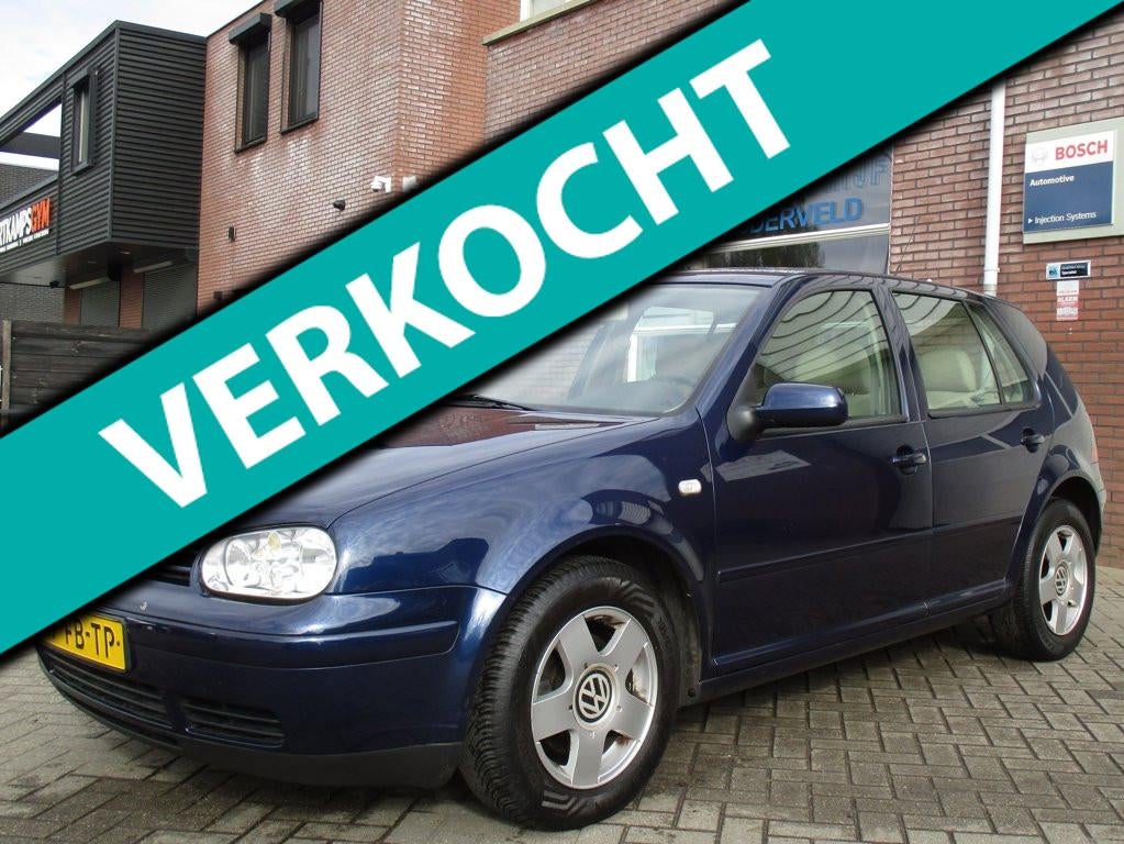 Volkswagen Golf 2.0 Highline, Auto's, Stof, Gebruikt, Beige, 4 cilinders