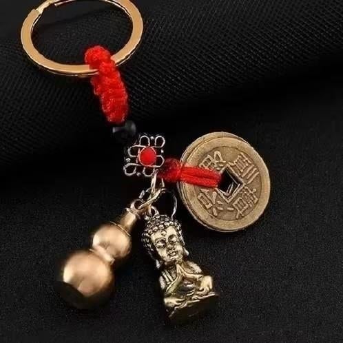 Chinese Talisman met o.a. mini Boeddha Feng Shui, Ophalen of Verzenden