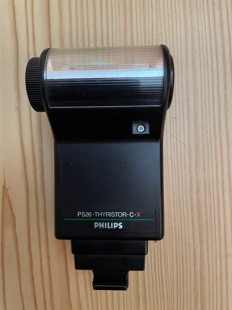 elektronenflitser Philips Flash P526C, Philips, Verzenden, Inclusief accessoires, Zo goed als nieuw