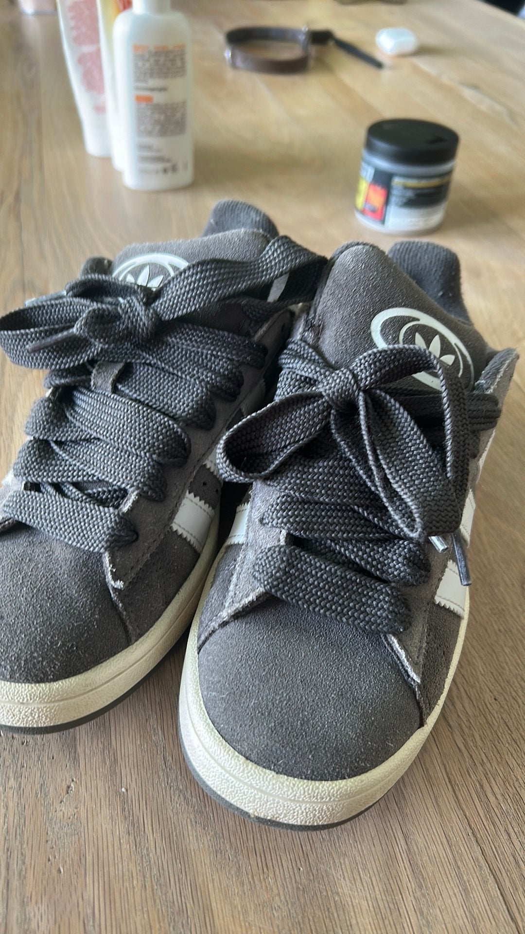 Adidas Campus grijs/wit maat 37⅓, Ophalen of Verzenden, Grijs, Sneakers of Gympen, Zo goed als nieuw