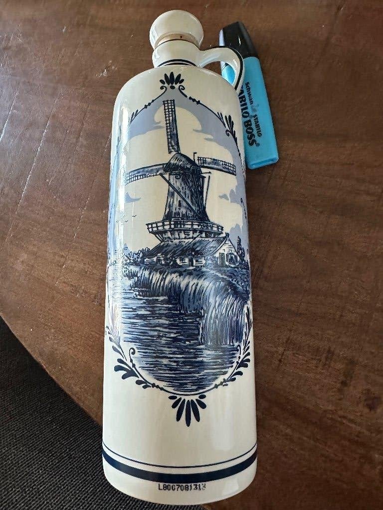 Delfts Blauw Bols likeurfles, Antiek en Kunst, Ophalen of Verzenden
