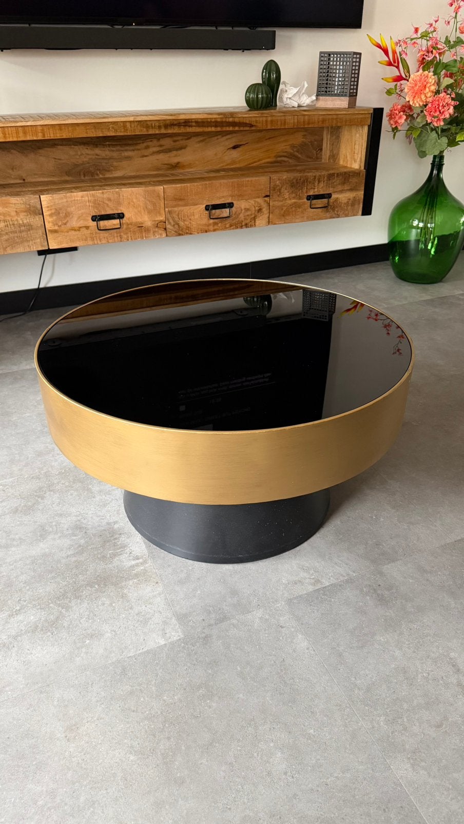 Salontafel, Ophalen, 50 – 75, 50 tot 100 cm, Rond