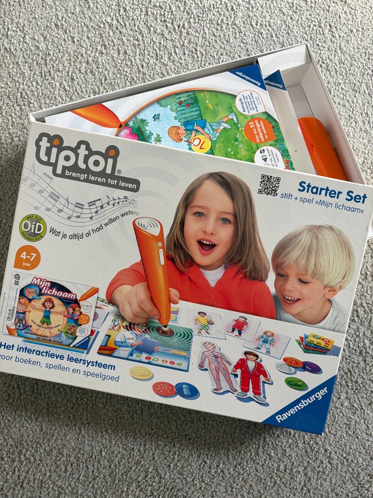 Tiptoi Ravensburger Starterset + 3 spellen/puzzels. 2 nieuw!, Ophalen of Verzenden, Zo goed als nieuw, Puzzelen, Met geluid