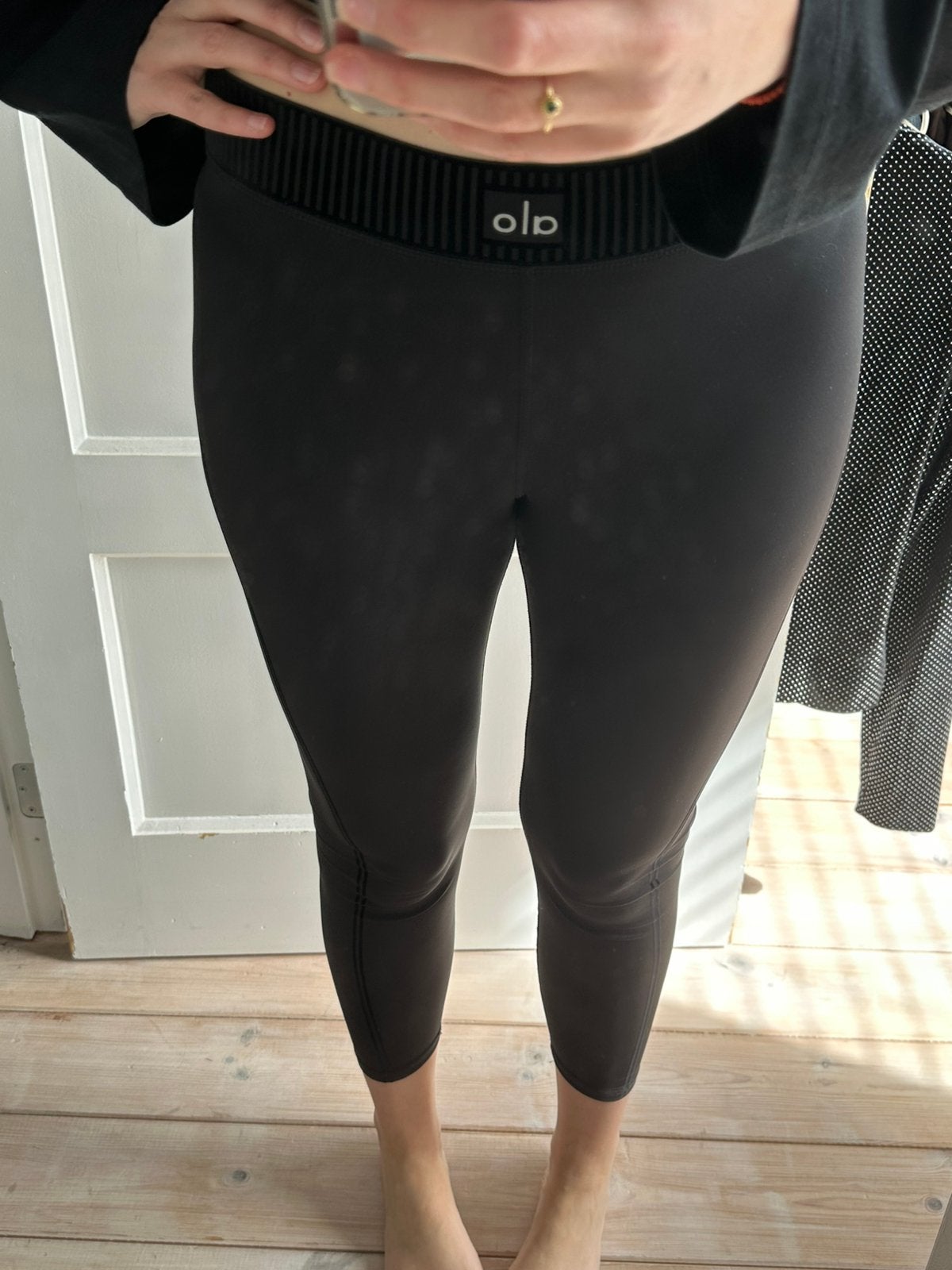 ALO sportlegging, Kleding | Dames, Sportkleding, Verzenden, Zo goed als nieuw, Zwart, Fitness of Aerobics