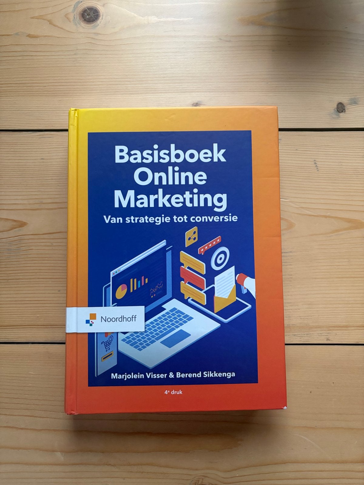 Basisboek Online Marketing - Visser & Sikkenga (4e druk), Boeken, Ophalen of Verzenden, Gamma, Zo goed als nieuw, HBO