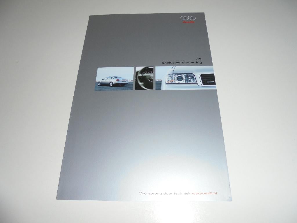 brochure Audi A6 Exclusive  2001, Ophalen of Verzenden, Zo goed als nieuw, Audi
