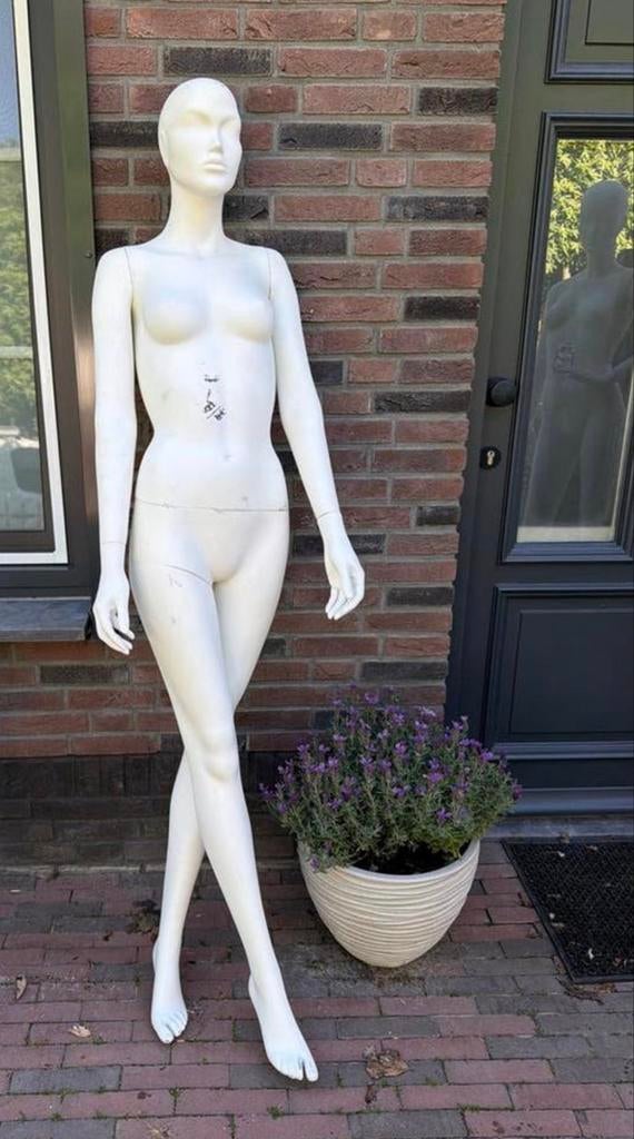 Dames Paspop zonder voet wit, Ophalen, Gebruikt, Paspop