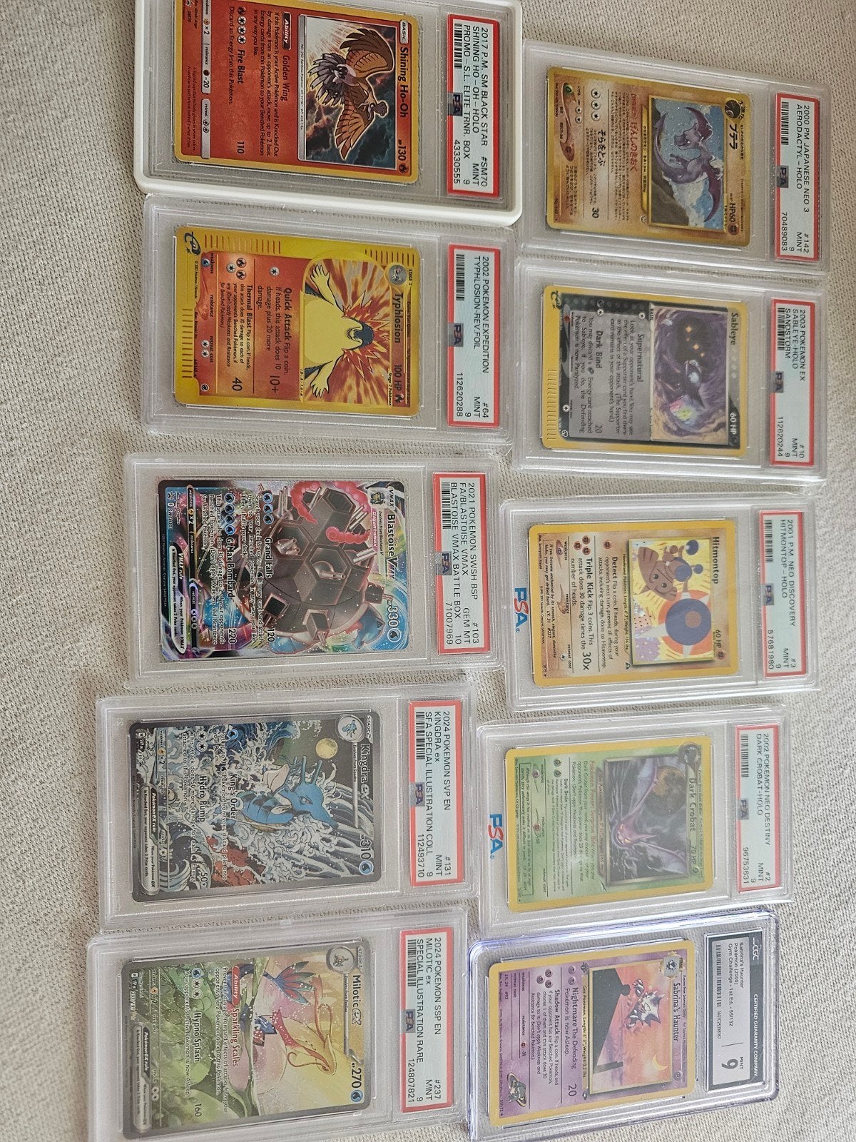 Pokemon collectie, Hobby en Vrije tijd, Verzamelkaartspellen | Pokémon, Ophalen of Verzenden, Zo goed als nieuw, Meerdere kaarten
