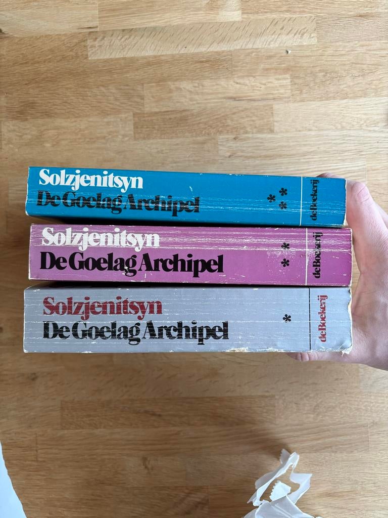 De Goelag Archipel - Solzjenitsyn (Complete set), Boeken, Literatuur, Gelezen, Ophalen of Verzenden
