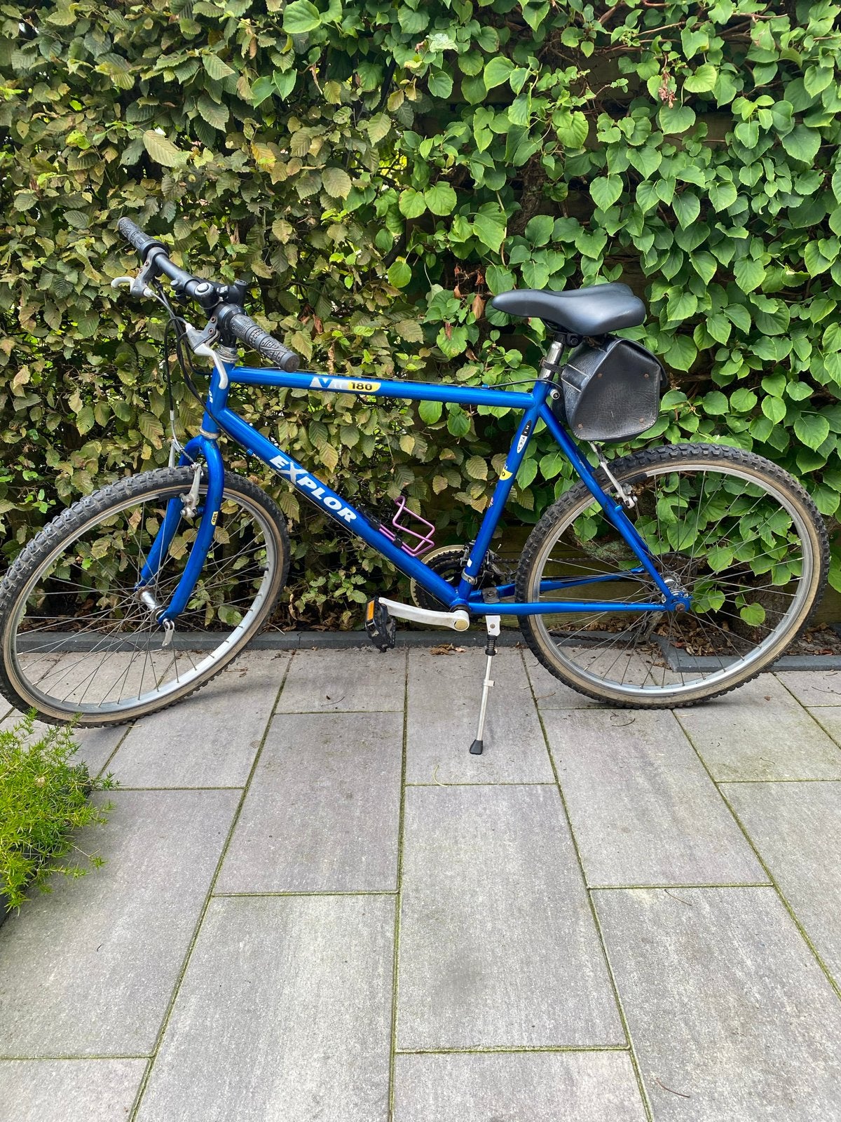 Blauwe mountainbike - Explor 180, Overige merken, Gebruikt, Ophalen of Verzenden, Geen vering