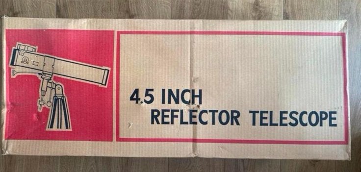 Laser Optics 4.5 inch Reflector Telescoop, Ophalen of Verzenden, Zo goed als nieuw, 80 tot 200 mm, Spiegeltelescoop (reflector)