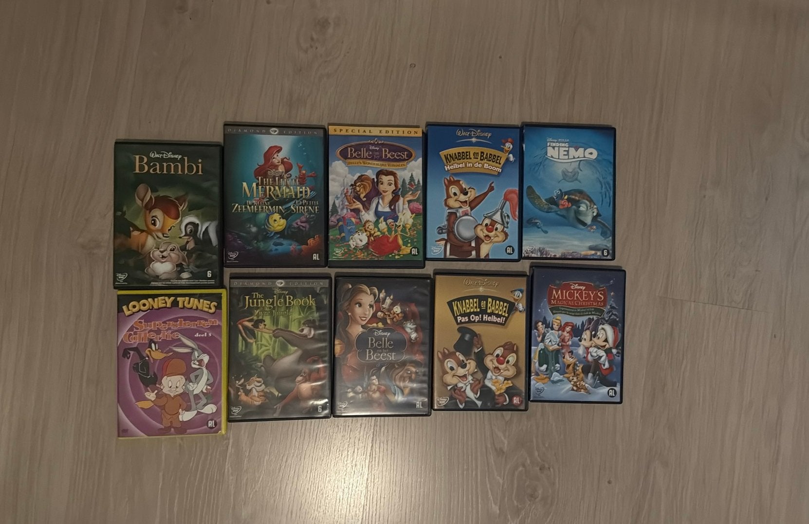 Grote collectie Disney en Looney Tunes DVD's, Avontuur, Gebruikt, Alle leeftijden, Boxset