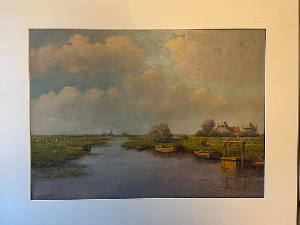 WJ van Smorenberg schilderij, Ophalen