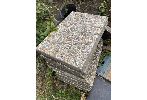 Gratis grindtegels diverse afmetingen, Ophalen, Gebruikt, Overige materialen, Terrastegels