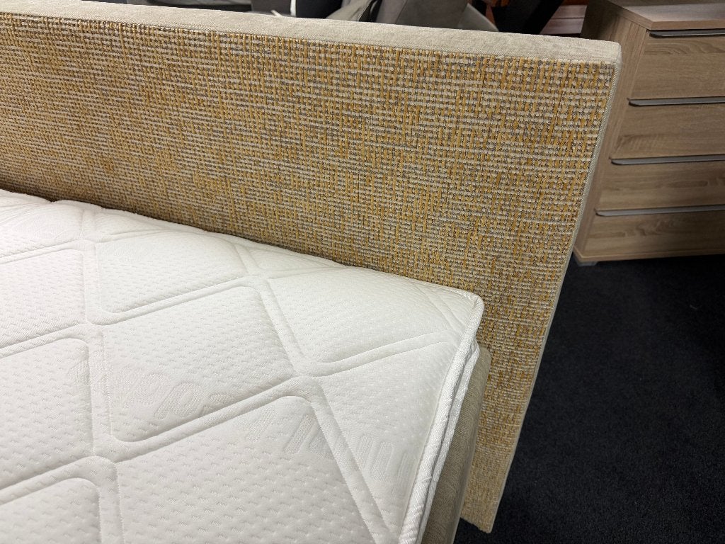 Boxspring 180x210 HML Lento vlak, Ophalen, 180 cm, 210 cm, Beige