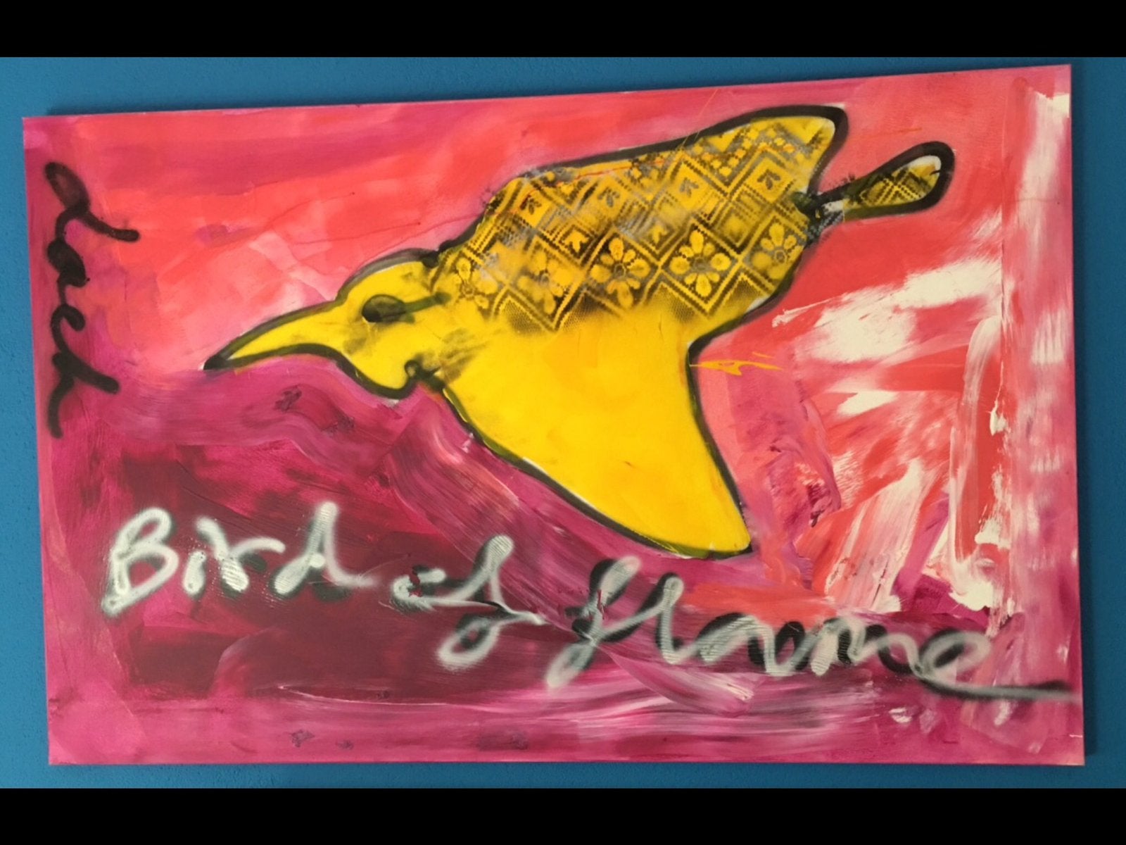Jacksart Bird of Flame 90 x 140 cm., Ophalen